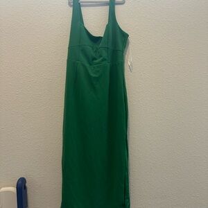 Lulu's Green Midi Dress